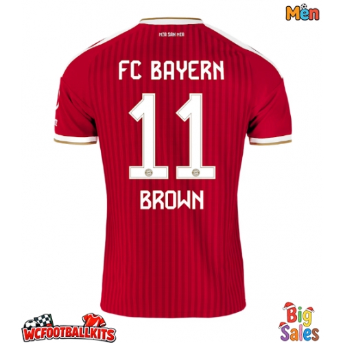 Bayern Munich Nathaniel Brown #11 Replica Home Stadium Shirt 2026-27 Short Sleeve